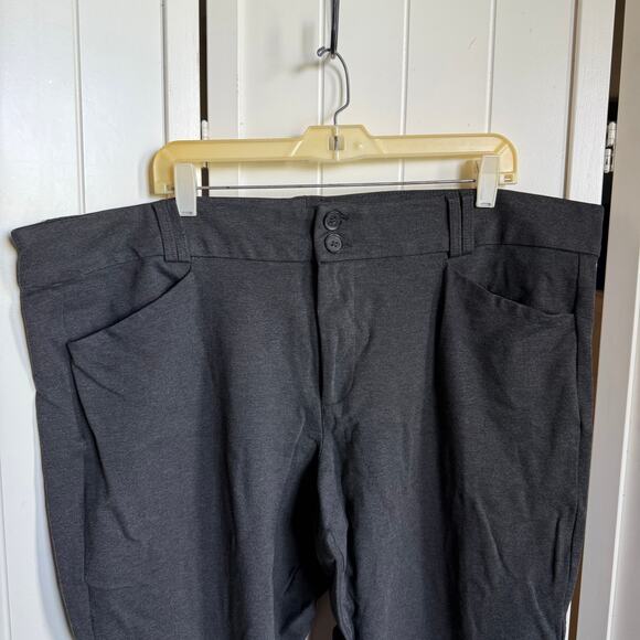 Torrid Trouser Boot Studio Luxe Ponte Mid-Rise Pant Charcoal Heather 24T 24 Tall - Picture 5 of 6